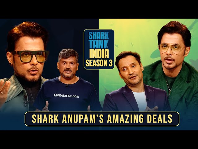 Pitcher पे भरोसा करके Shark Anupam ने दिया Offer | Shark Tank India S3 | Compilation