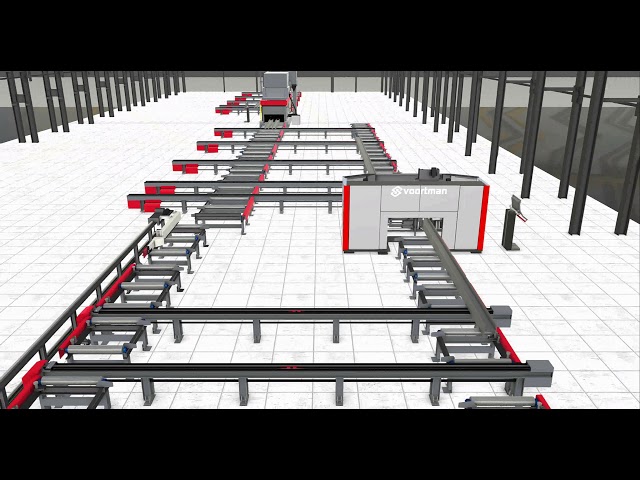 Voortman Steel Beam Processing Line
