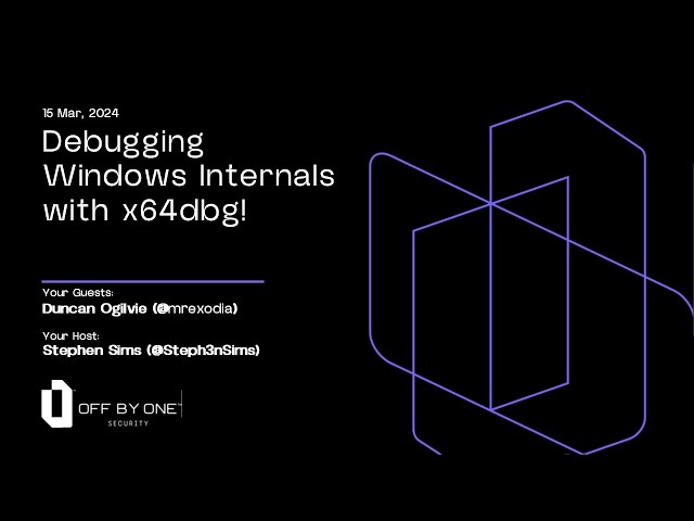 Debugging Windows Internals with x64dbg!