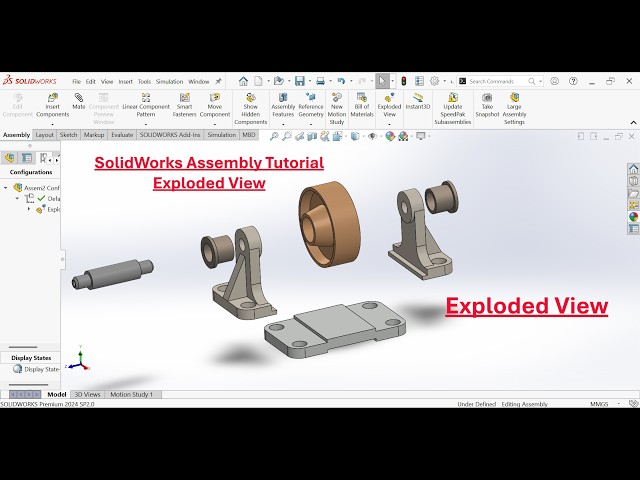 SolidWorks Assembly Tutorial | Exploded View | Complete Beginner to Pro Guide