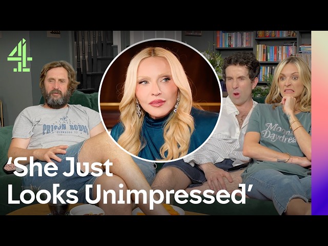 Awkward Madonna Interview Makes Celebrity Goggleboxers CRINGE | Celebrity Gogglebox | Channel 4