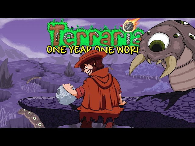 I'm Spending ONE YEAR on one world | February Terraria 1.4.5