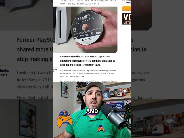 PlayStation Disc Removal: Layden's Prediction & Brand Sentiment #shorts