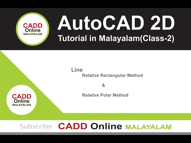 AutoCAD Malayalam Tutorial | DAY 2