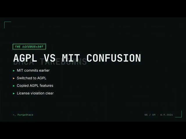 They Stole My AGPL App & Sold It. Here's the Fix.