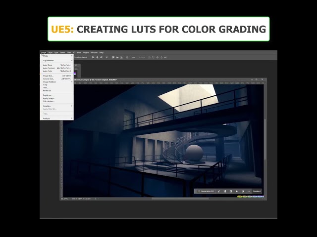 UE5 Create LUTs for Color Correction/Color Grading in 60 Seconds #shorts