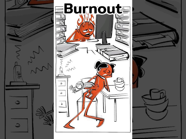 The 5 Stages of Burnout [Shorts Version] #sproutsschools #burnout #mentalhealth