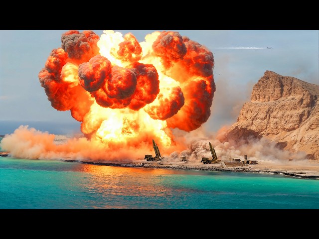 U.S. Navy Drop the Hammer - Iran Base Wiped Off the Map