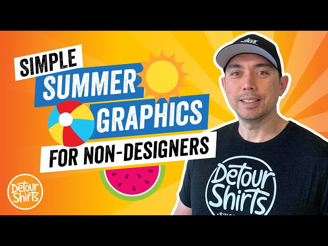 Simple Summer Graphics for Non-Designers. How to create Clipart for T-Shirts using Affinity Designer