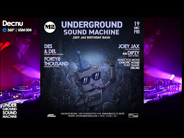 Decnu (Live 360°) | Underground Sound Machine
