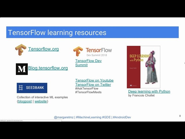 Margaret Maynard-Reid: Machine Learning for Mobile with TensorFlow