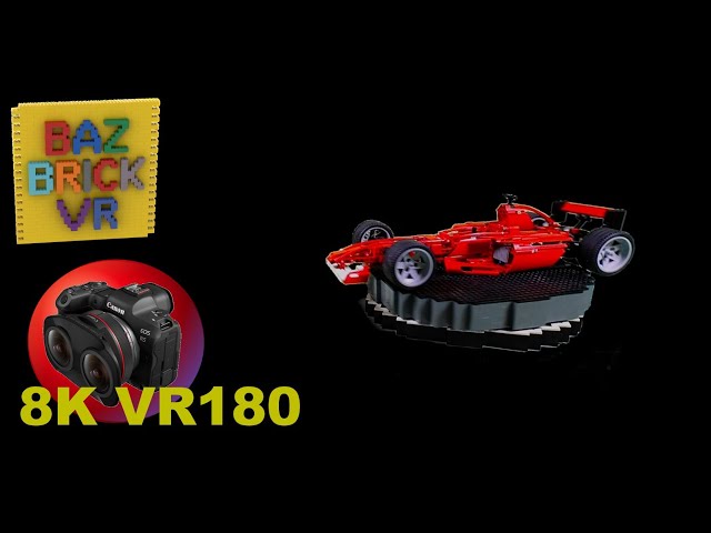 Lego Review 8674 Ferrari Racer 1:8 BazBrickVR S01E45 VR180 3D 8K/4K