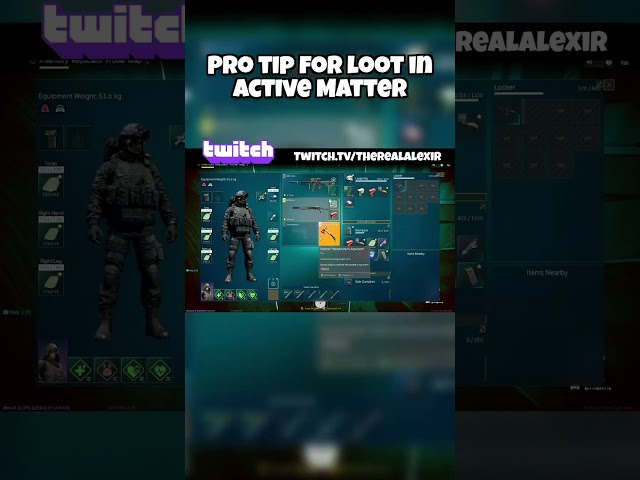 How to min-max loot in Active Matter