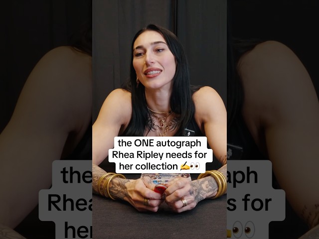 Tbh GREAT answer from Rhea here 💪