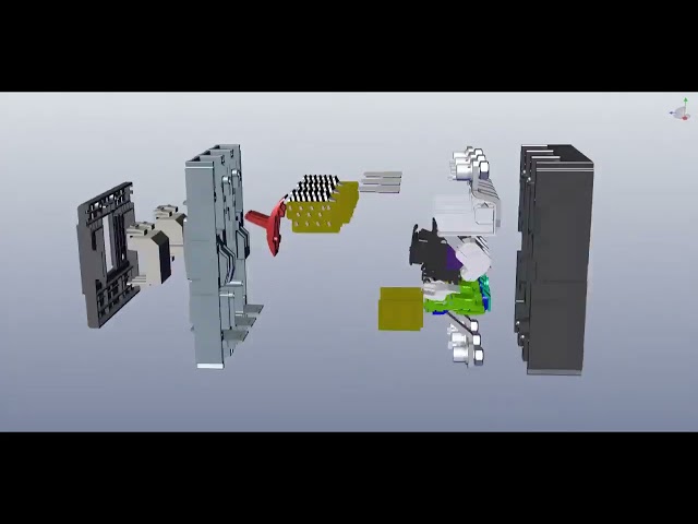 Inside the MCCB: 3D Exploded View of HUYU Electric’s Molded Case Circuit Breaker