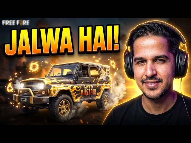 FREE FIRE LIVE WITH AMITBHAI  x MIRZAPUR x 4 INSTAGRAM WINNERS