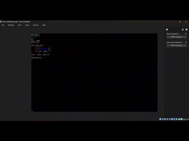 run shell script