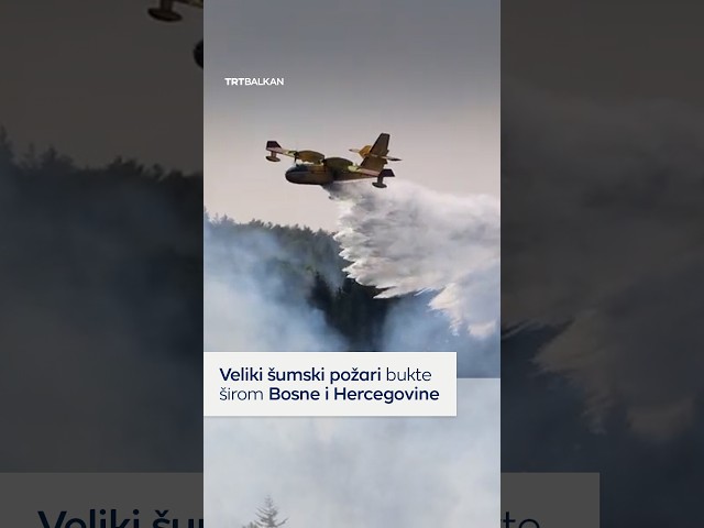 Veliki šumski požari bukte širom BiH