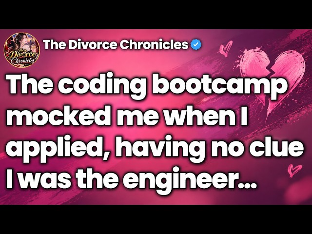 The coding bootcamp mocked me when I applied, having no clue I was the engineer