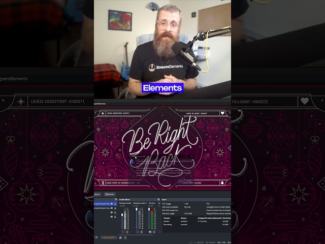 DRAG AND DROP OVERLAYS DIRECTLY INTO OBS FROM STREAMELEMENTS #streaming #streamers #twitch