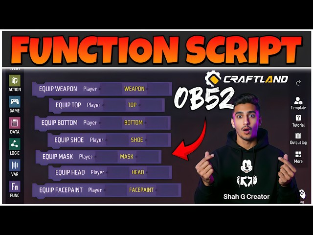 Function Script OB52 | Evo Gun Script | Bundle Script | Shah G Creator | Craftland Map Script OB52