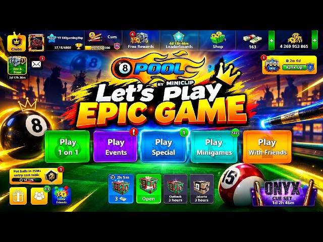 EPIC GAME PLAY EP 563 8 BALL POOL LIVE #8BP #8BALLPOOL #LIVE #8bplive