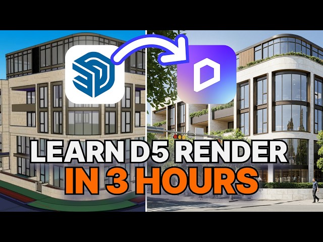 Learn D5 Render in 3 Hours | FREE Complete Beginner Course (2026)