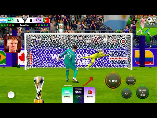Fc Mobile |▪︎| World's Game Final |•| Penalty Shootout |▪︎| Argentina Vs Portugal |•| Goal-Keepers🧤