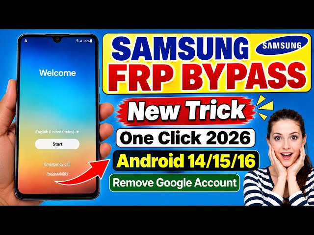 Samsung FRP Bypass 2026 🔥 | Google Account Bypass | All Android Versions | FRP Unlock & Remove FRP