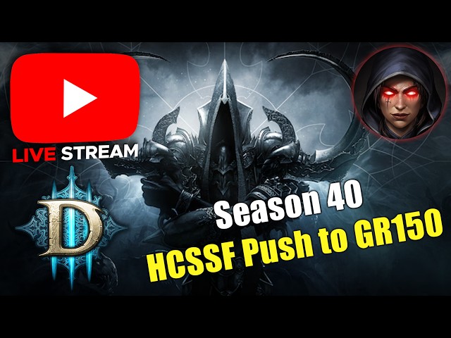Diablo 3 Season 40 Blast to GR150 HCSSF, Wizard Time