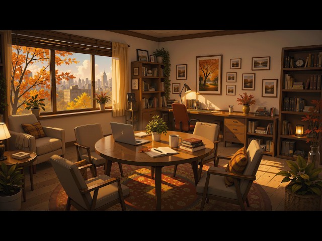 Autumn Chill Vibes 🍂 Morning Relax ~ Deep Focus to Work / Study [ Lofi Hip Hop - Lofi Song ]
