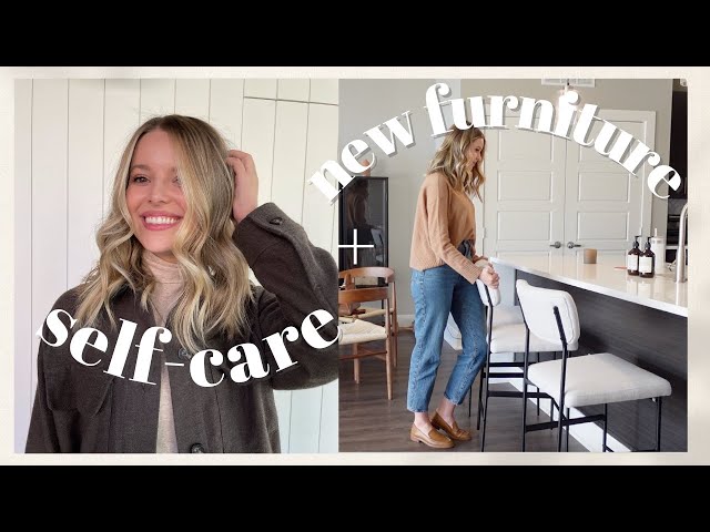 VLOG: Going BLONDE, Self-Care, Building Kitchen Furniture + A Scary Moment