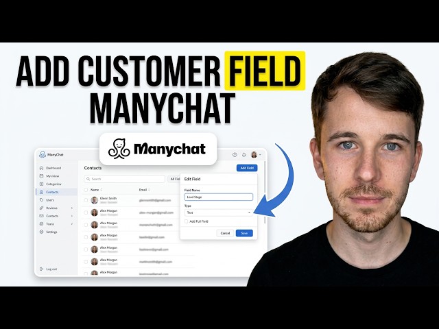 How To Add Customer Field In ManyChat (Quick Tutorial)