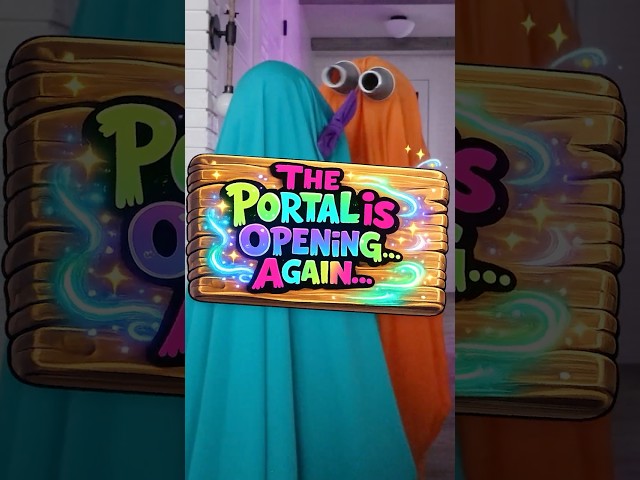 Adley OPENED the RAiNBOW GHOST PORTAL again...!