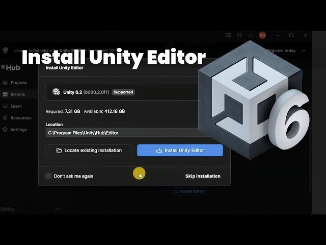 How to Download & Install Unity 6 for FREE - Complete Guide