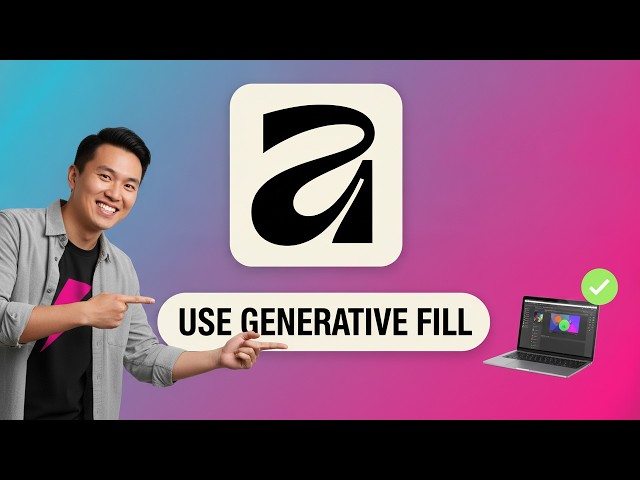 How to USE GENERATIVE FILL in Affinity Studio (Step by Step) 2026