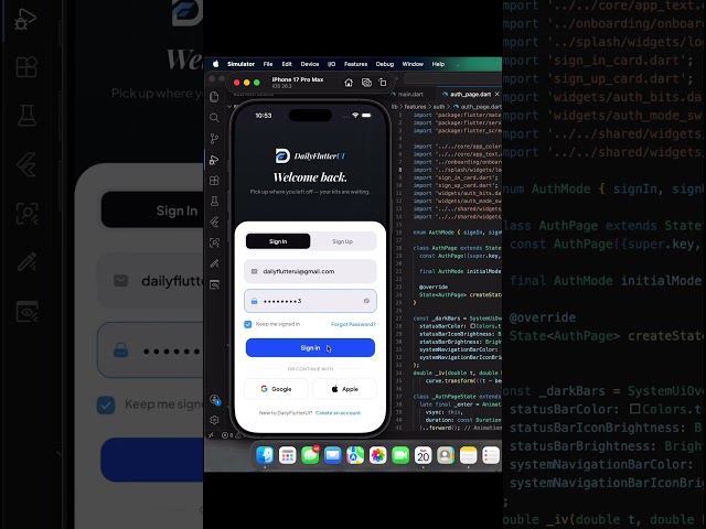🔥 Flutter Tutorial for Beginners (2026) | Build a Complete App Using Flutter #shorts #flutter