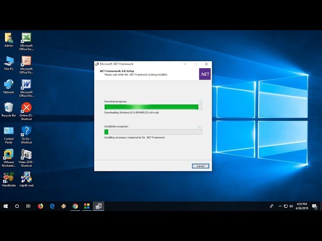 How to Install .Net Framework 4.8 Runtime in Windows 10