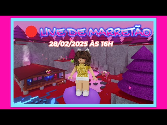 🔴 LIVE DE MARRETÃO 28/02/25 - Roblox Flee the Facility