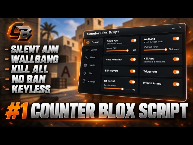 [NO KEY] Counter Blox Script | Silent Aim, Aimbot, ESP (Mobile & PC)