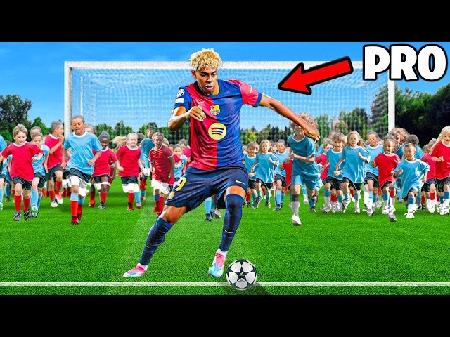 100 KIDS vs 1 PRO In A Football Match