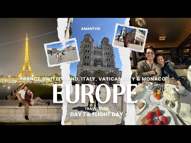 Europe Travel Vlog (Day 7 & Flight Day) Dijon and Paris, France