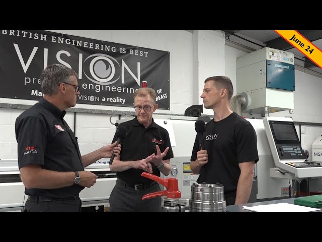 Machining Mike from XYZ visits Vision Precision Engineering to discuss "The Beast" AKA XYZ 320 LTY.