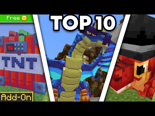 Top 10 FREE addons For Minecraft Marketplace!