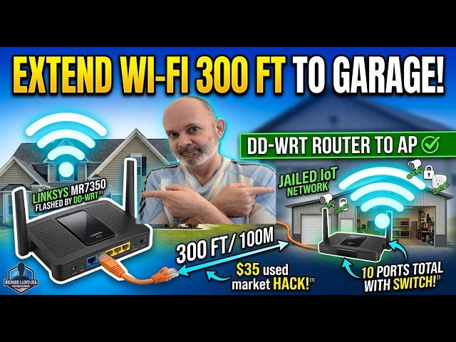 How to Extend Your Wi-Fi 300+ Feet to a Garage or Shop (DD-WRT Tutorial)