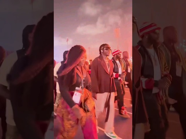 stonebwoy arrival at the all Africans games