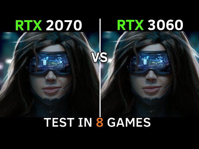 RTX 2070 vs RTX 3060 | Test In 8 Games | 1080p - 1440p