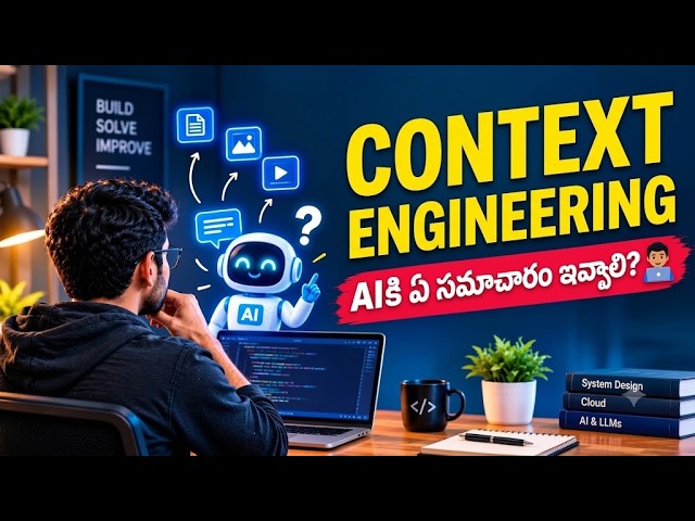 Context Engineering Masterclass | AIకి ఏ సమాచారం ఇవ్వాలి? (Telugu)