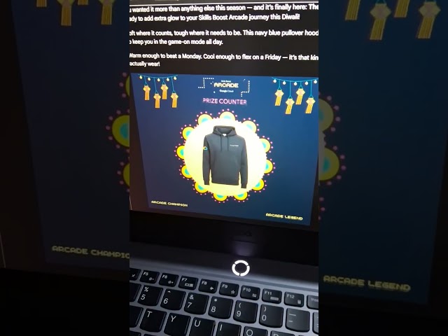 Swag Drop   The Arcade Hoodie  🥳 #googlearcadeswags #swagdrop