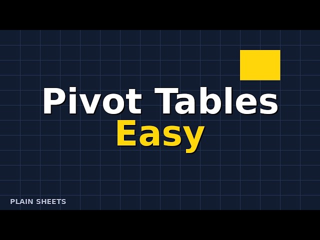 Excel Pivot Tables for Complete Beginners (Step-by-Step)